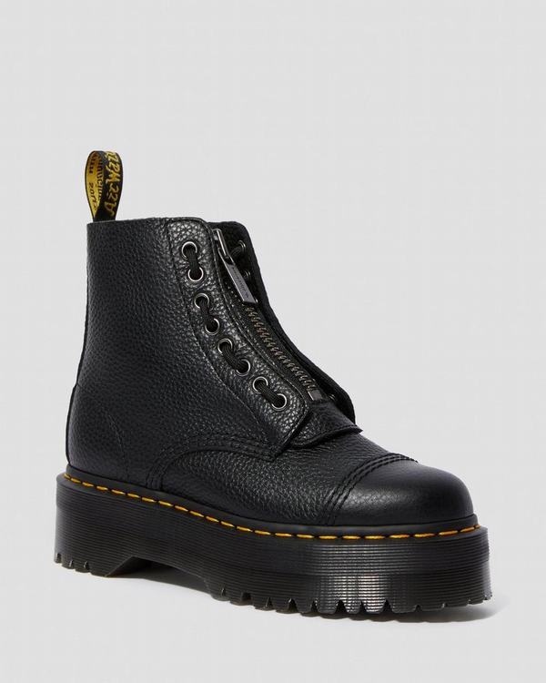 Dr Martens Dámské Boty Na Platformě Sinclair Černé, CZ-169748